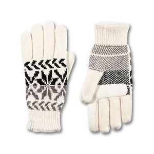 Women's Isotoner Lined Chenille Snowflake Gloves